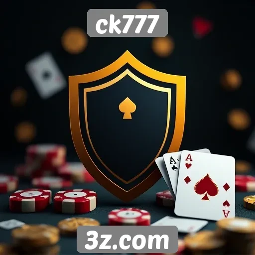 Segurança de dados no site de jogos ck777